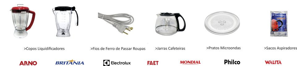 PEÇAS PARA ELETRODOMÉSTICOS